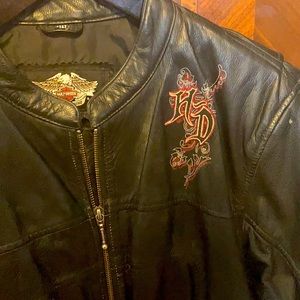 Harley Davidson Womens Leather Jacket XL